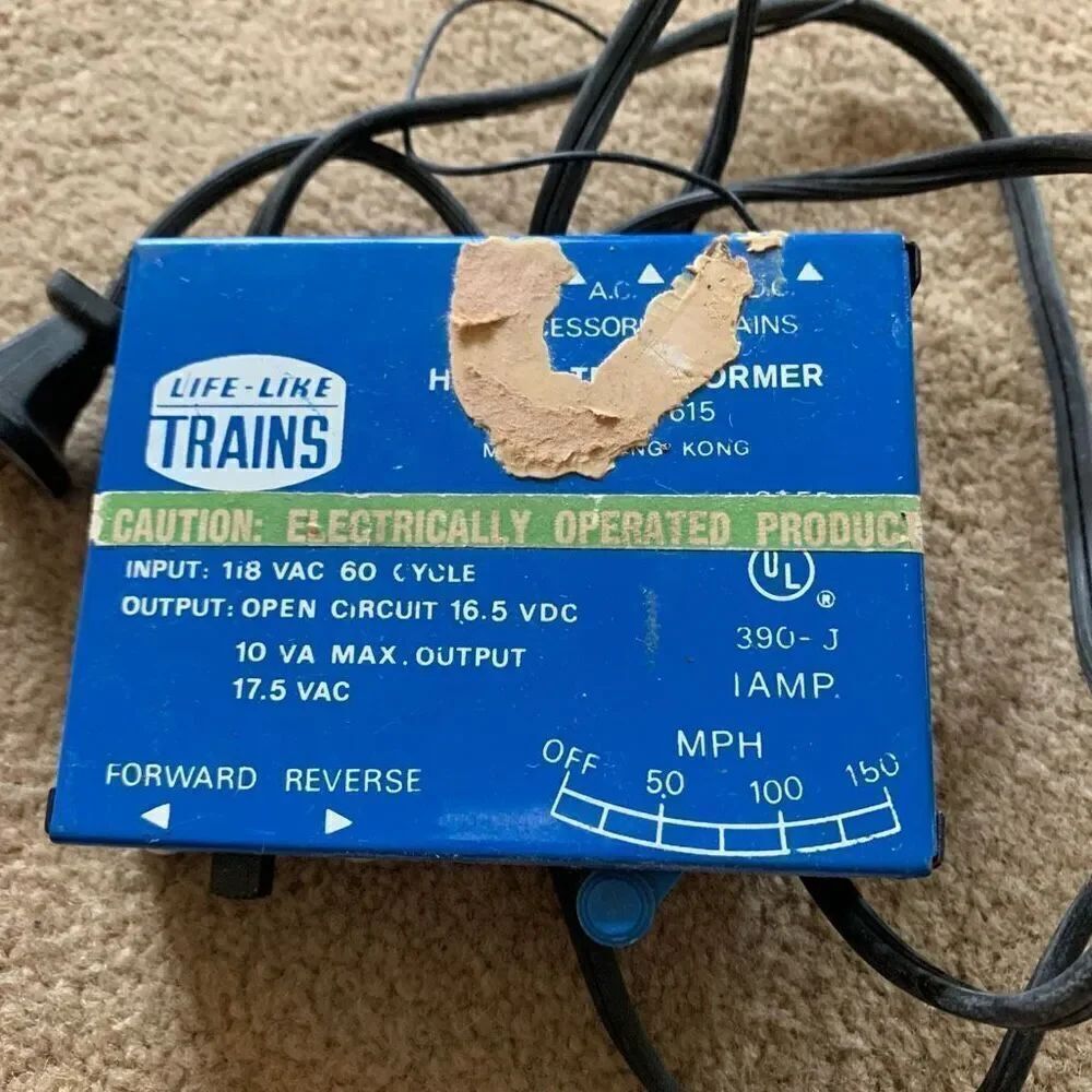 Life-Like Trains 390-J Model Train Transformer